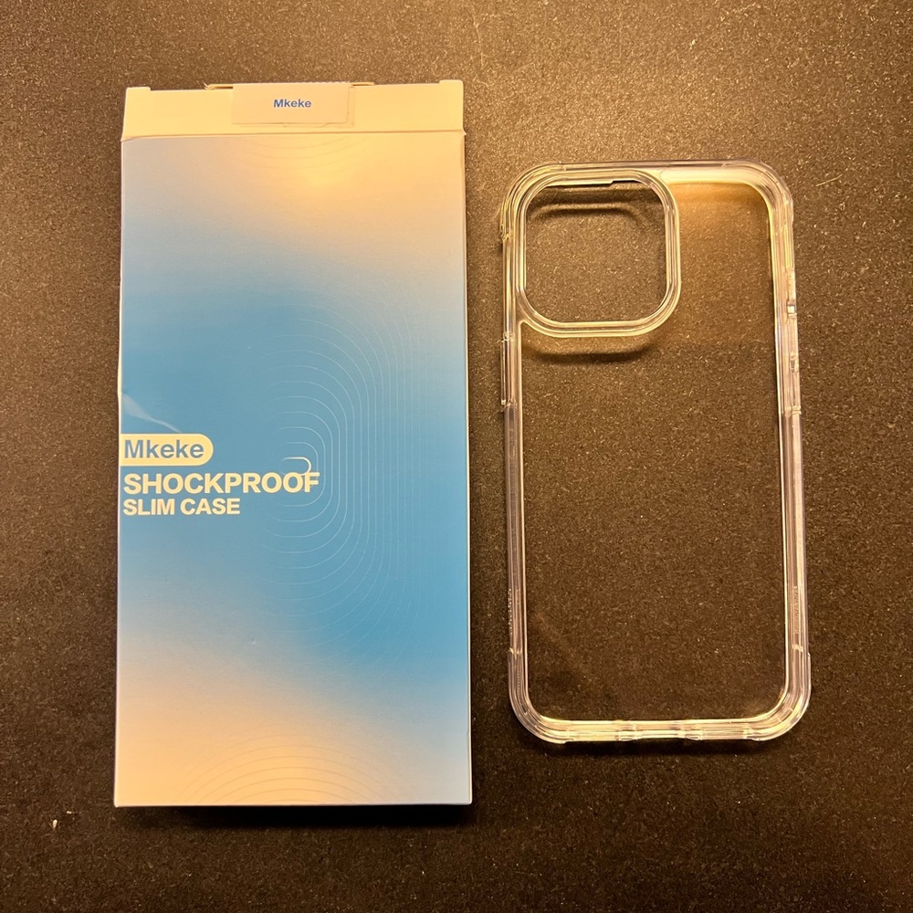 NWT iPhone 13 Pro clear slim case